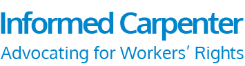 Informed Carpenter Advocating for Workers Rights